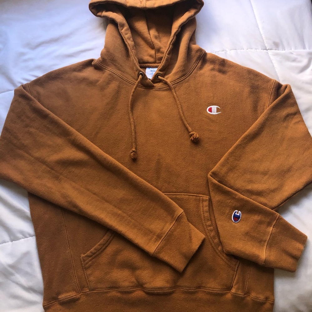 Champion Reverse weave material hoodie.